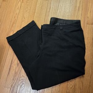 Lane Bryant Black Trousers Slacks 28W